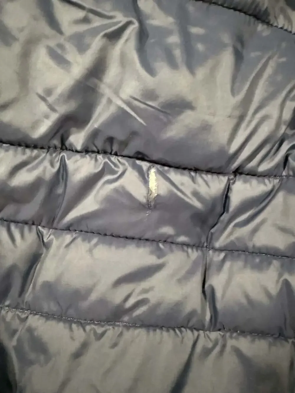 Leehanton Women's Hooded Puffer Jacket Blue Size S - Picture 6 of 7